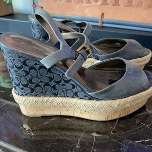 Coach wedges 9 (no box)